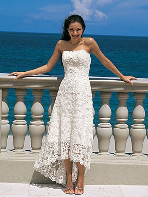 Beach Wedding Dresses Strapless is Right for You